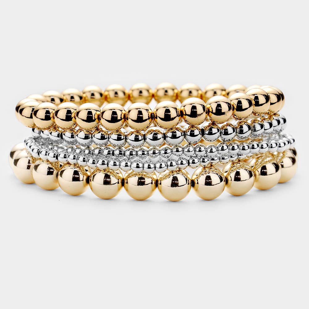 Gold/Silver mix bracelets