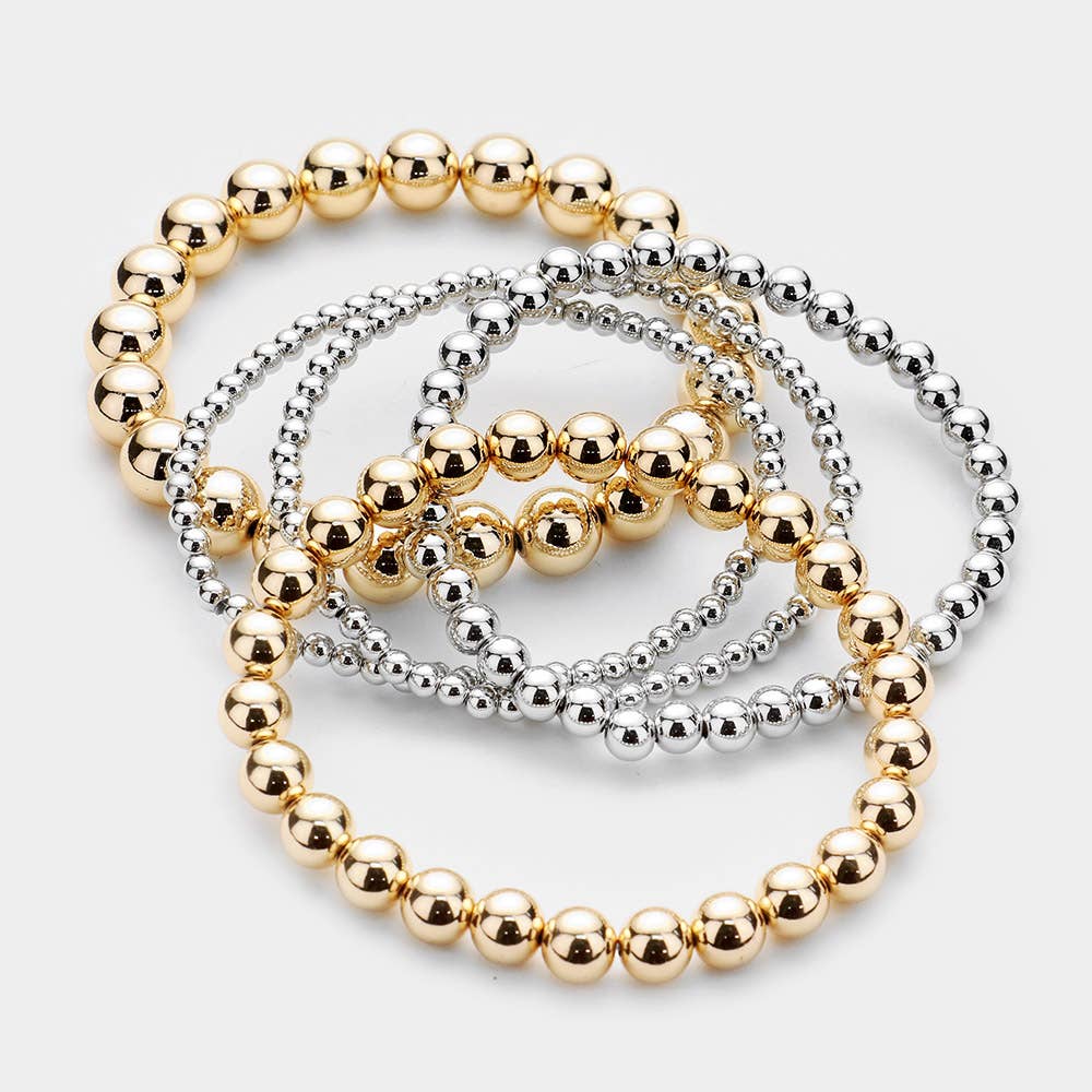 Gold/Silver mix bracelets