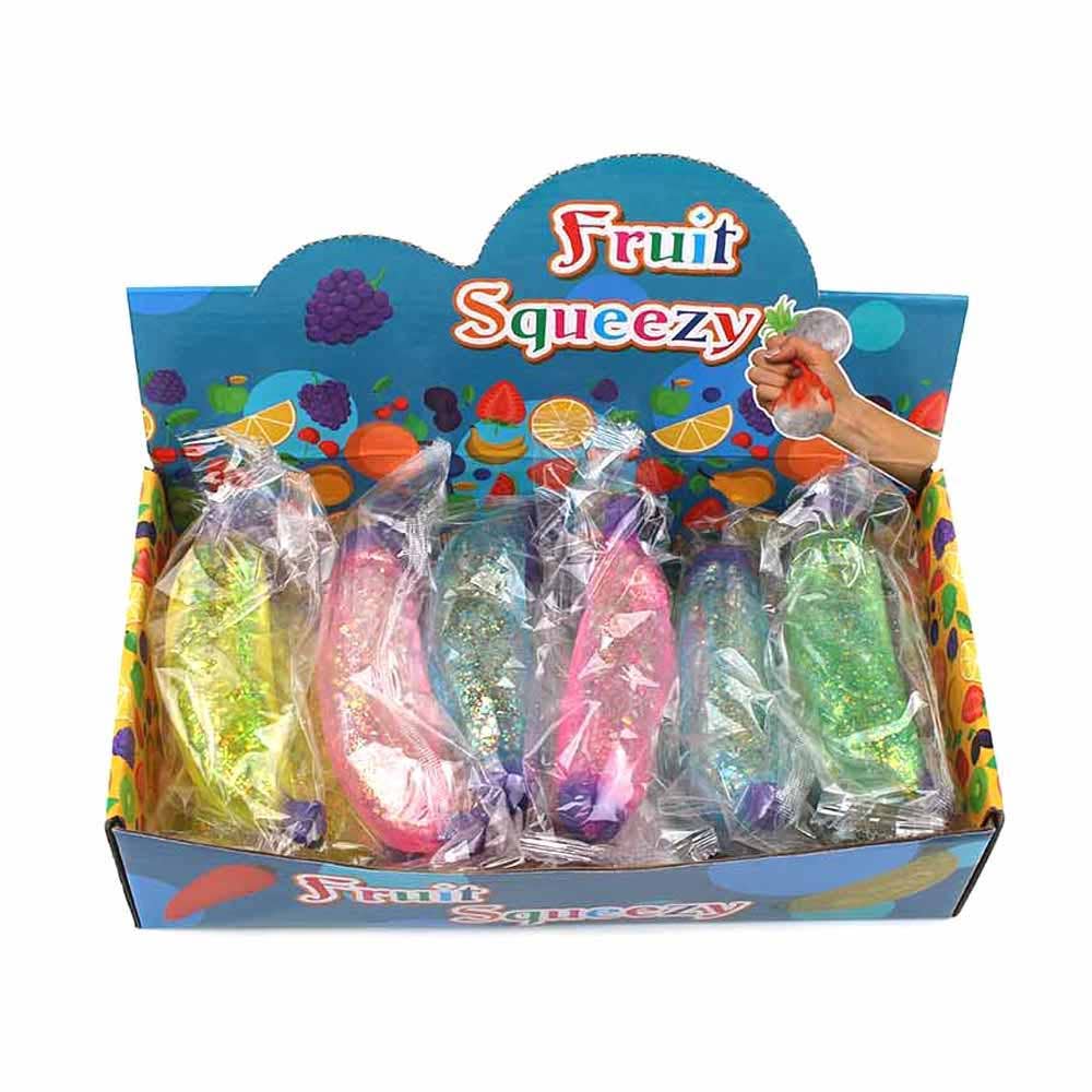 Glitter Banana Squeeze Squishy