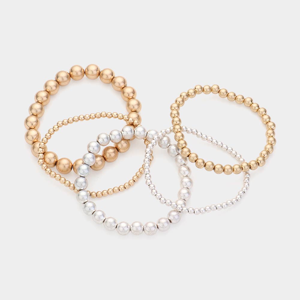 Gold/Silver mix bracelets