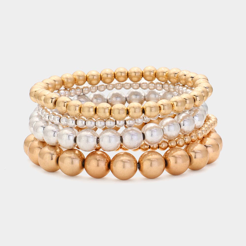 Gold/Silver mix bracelets